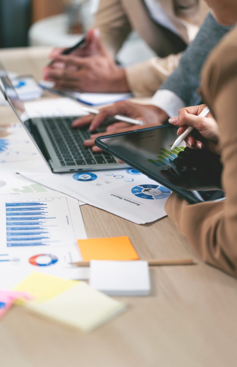 Professional team business partner consulting the strategy